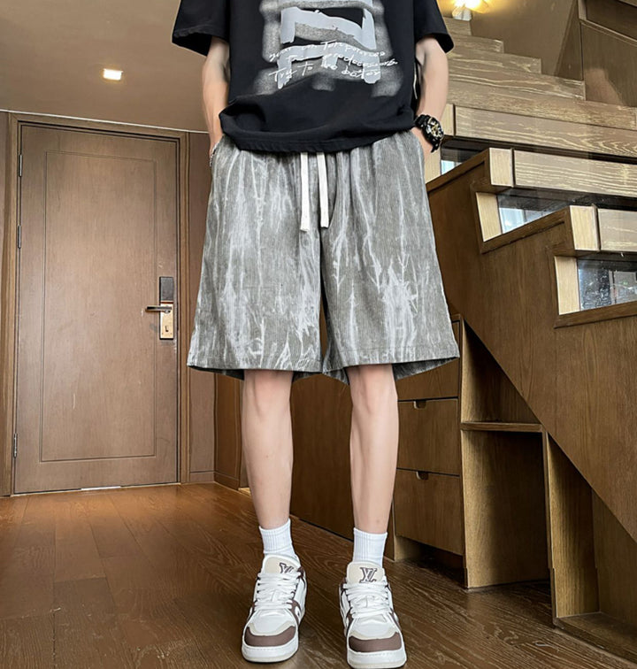 Men Printed Mid-Rise Outdoor Shorts