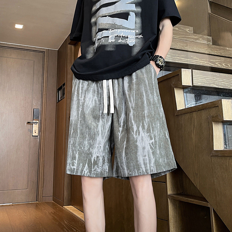 Men Printed Mid-Rise Outdoor Shorts