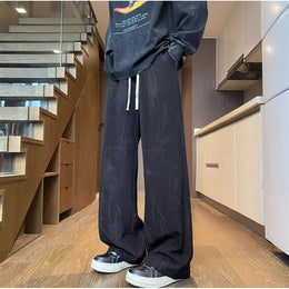 Men Loose Fit Mid-Rise Trousers