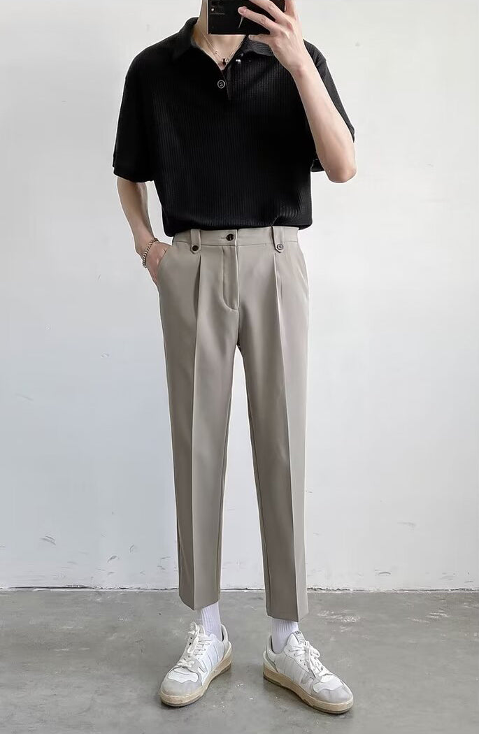 Short Sleeves Polo Collar T-shirt