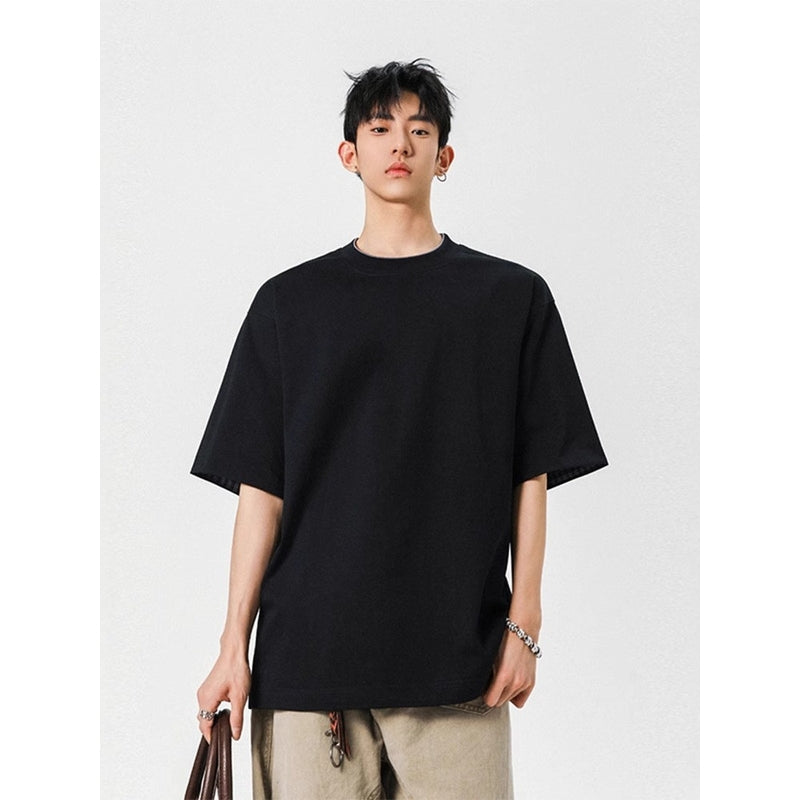 Oversized Drop-Shoulder Sleeves T-Shirt