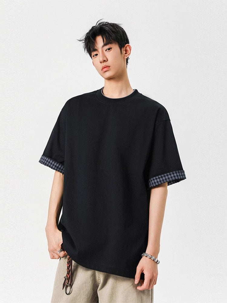 Oversized Drop-Shoulder Sleeves T-Shirt