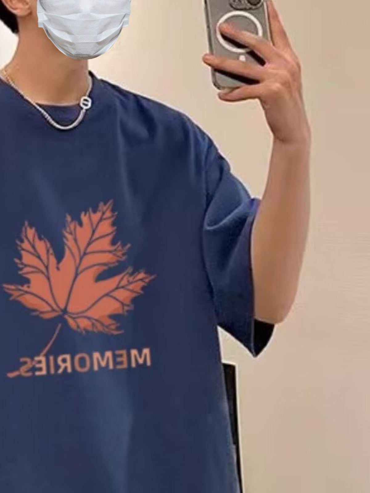 Graphic Printed Oversized Round Neck T-shirt