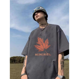 Oversized Graphic Round Neck T-shirt