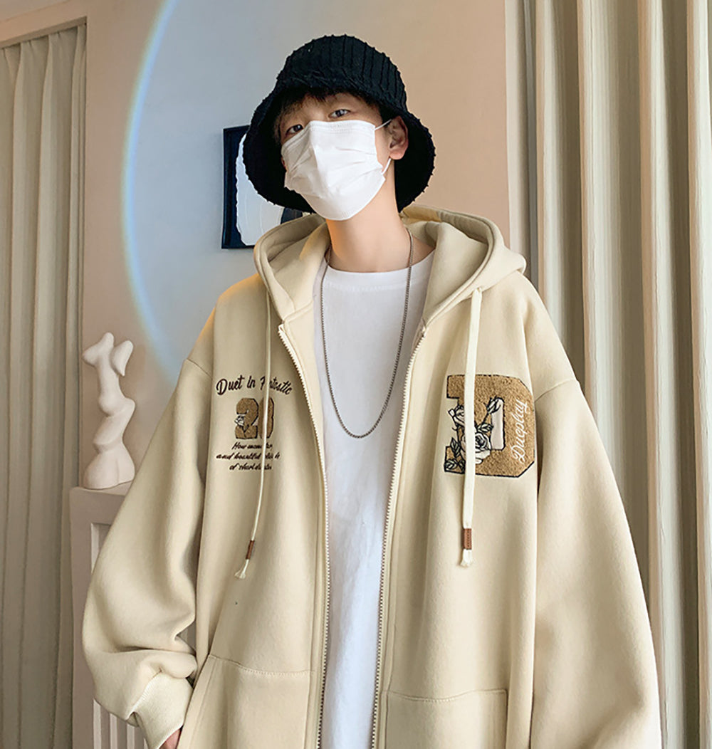 Men Hooded Long Sleeves Sweatshirt