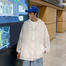 Men Open Front Jacket