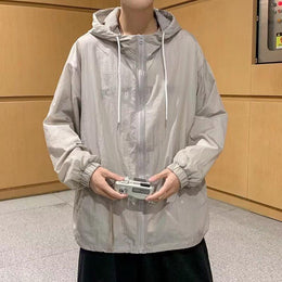 Hooded Open Front Jacket