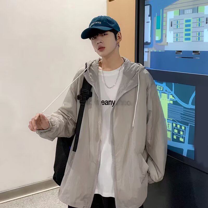 Hooded Open Front Jacket