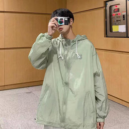 Hooded Open Front Jacket