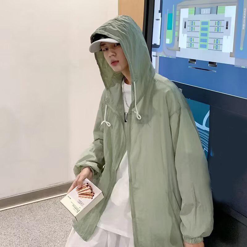 Hooded Open Front Jacket