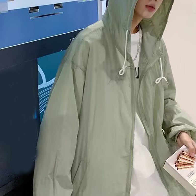Hooded Open Front Jacket