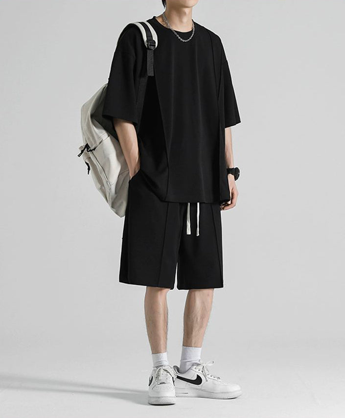 Round Neck T-shirt With Shorts