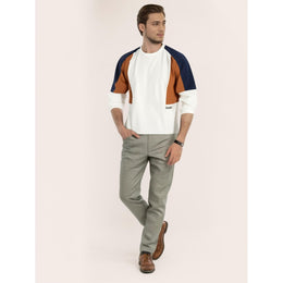 Men Colourblocked Sweatshirt