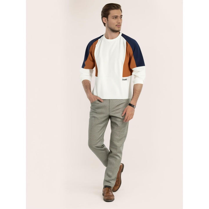 Men Colourblocked Sweatshirt