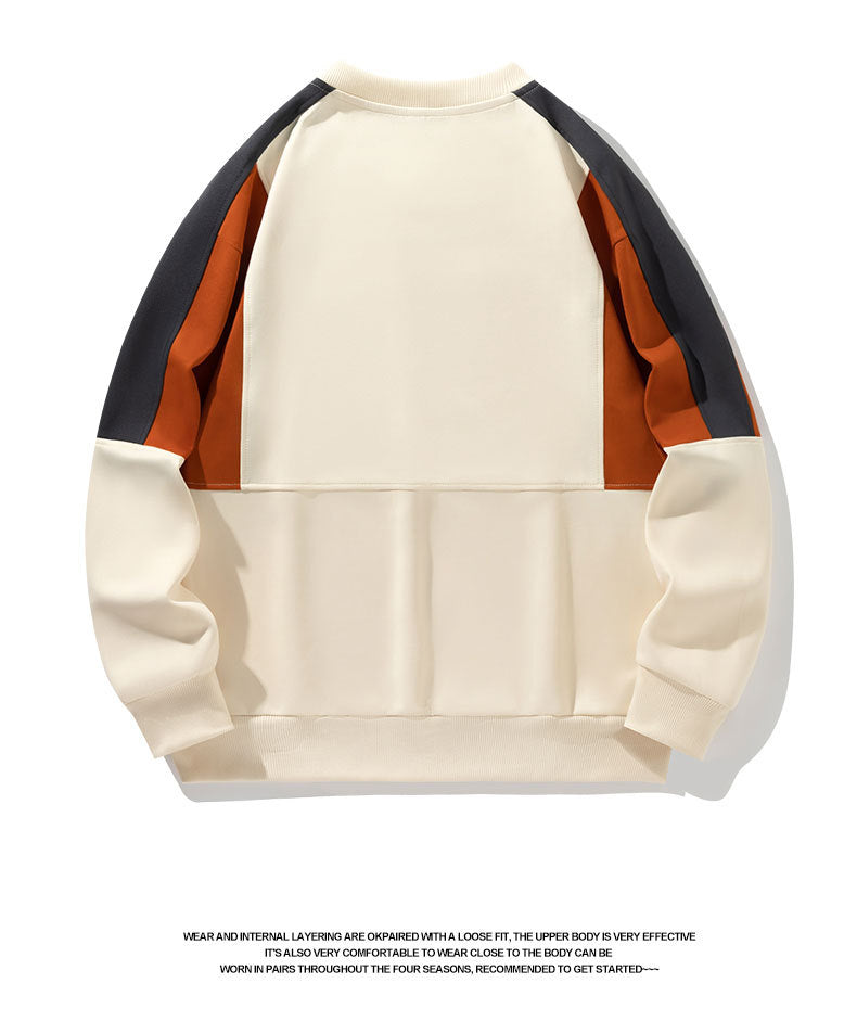 Men Colourblocked Pullover Sweatshirt