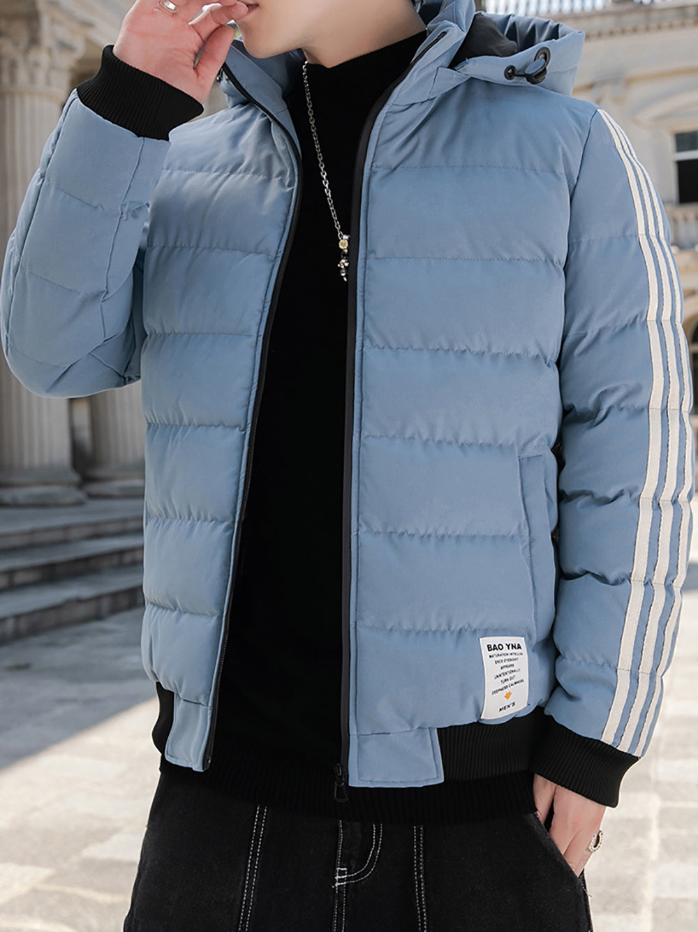 Men Hooded Puffer Jacket