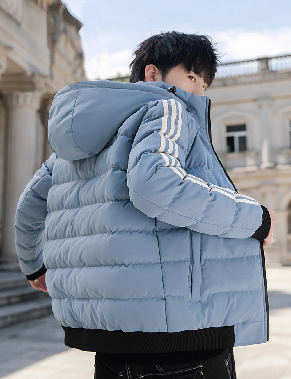 Men Hooded Puffer Jacket