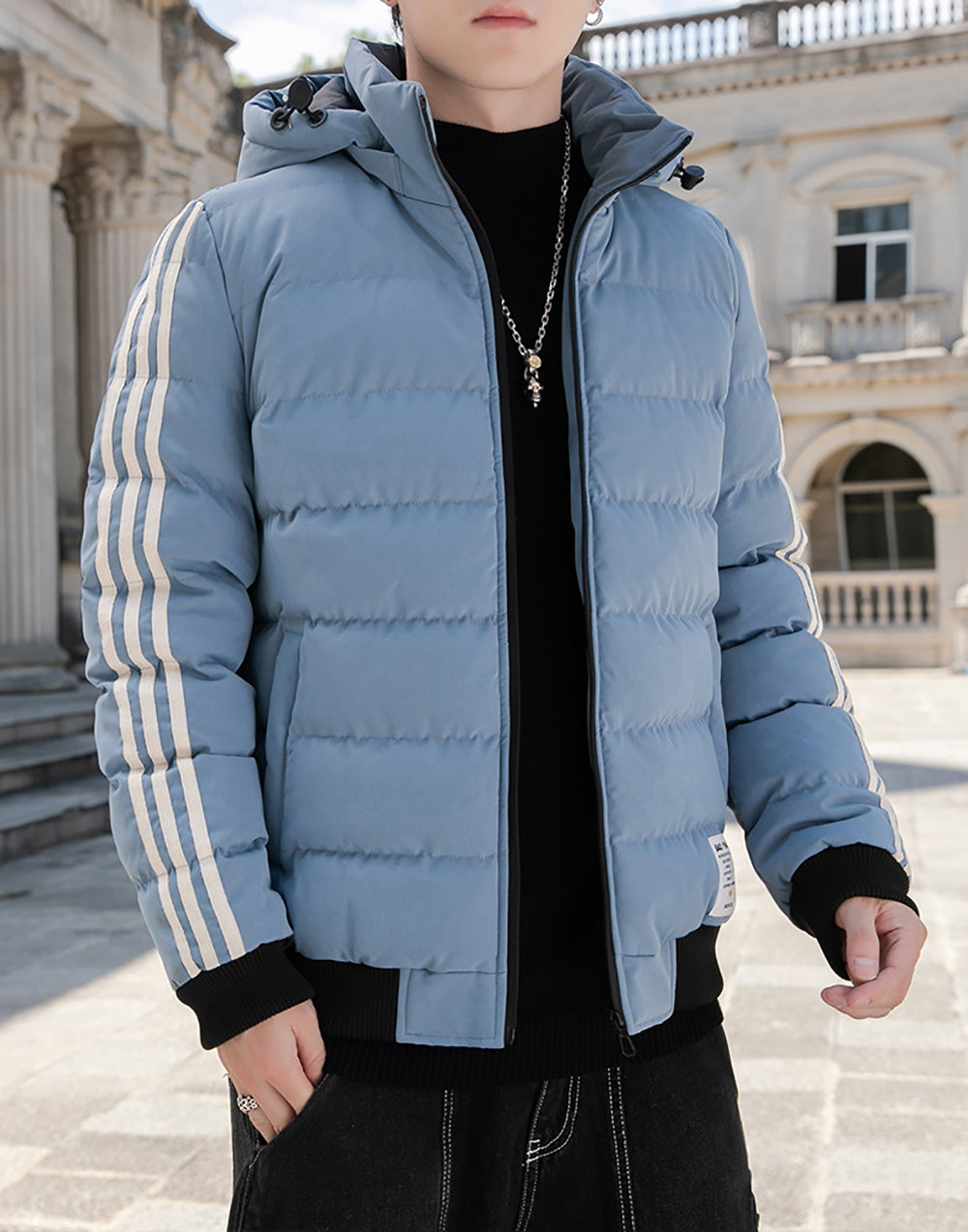 Men Hooded Puffer Jacket