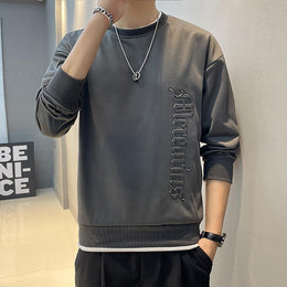 Men Self Design Sweatshirt