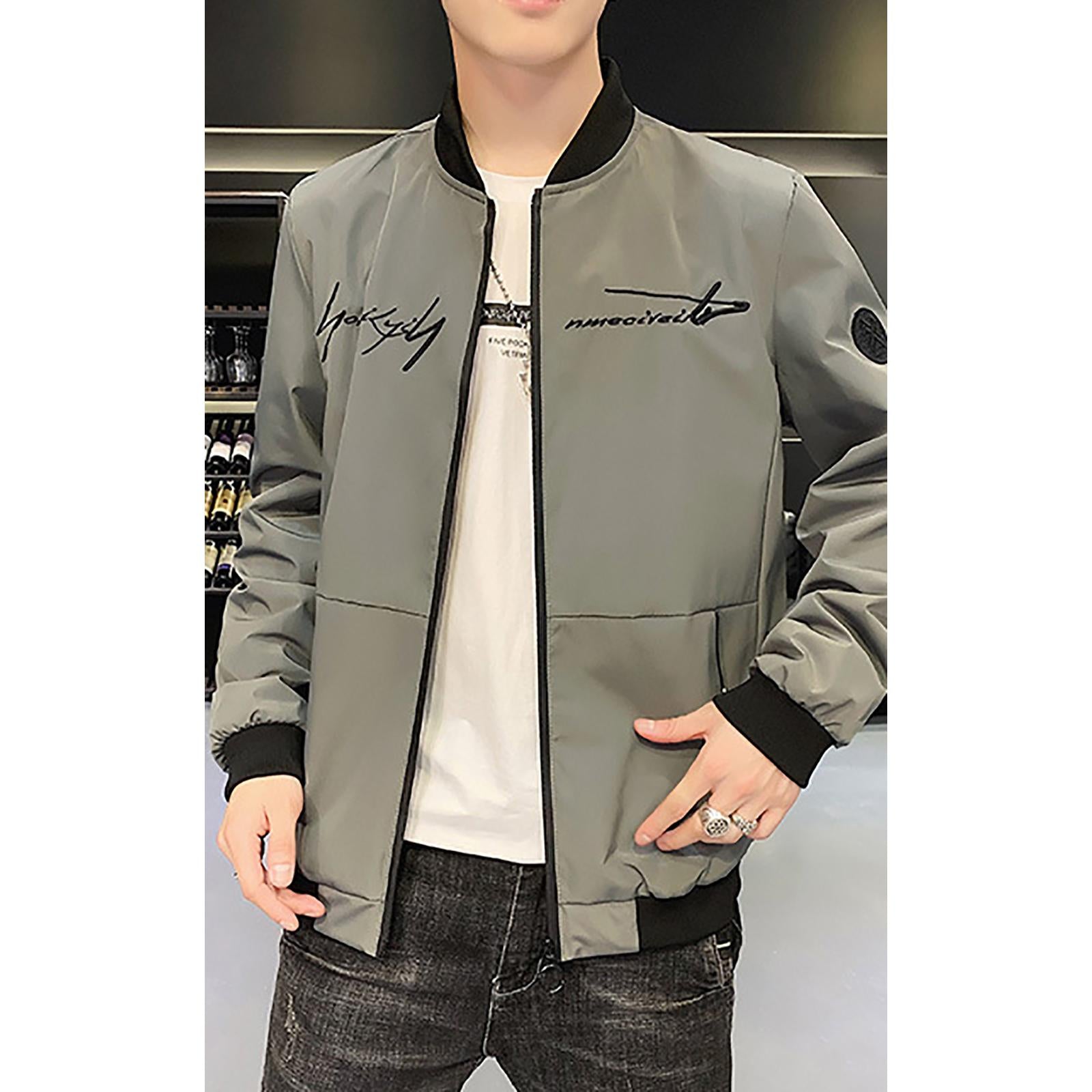 Men Collarless Tailored Jacket