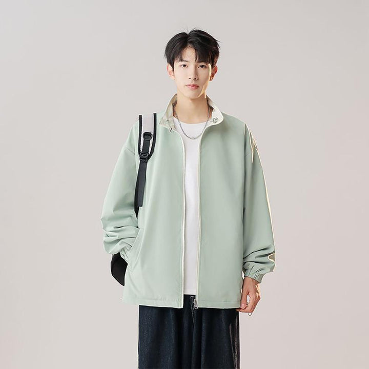 Men Lightweight Open Front Jacket