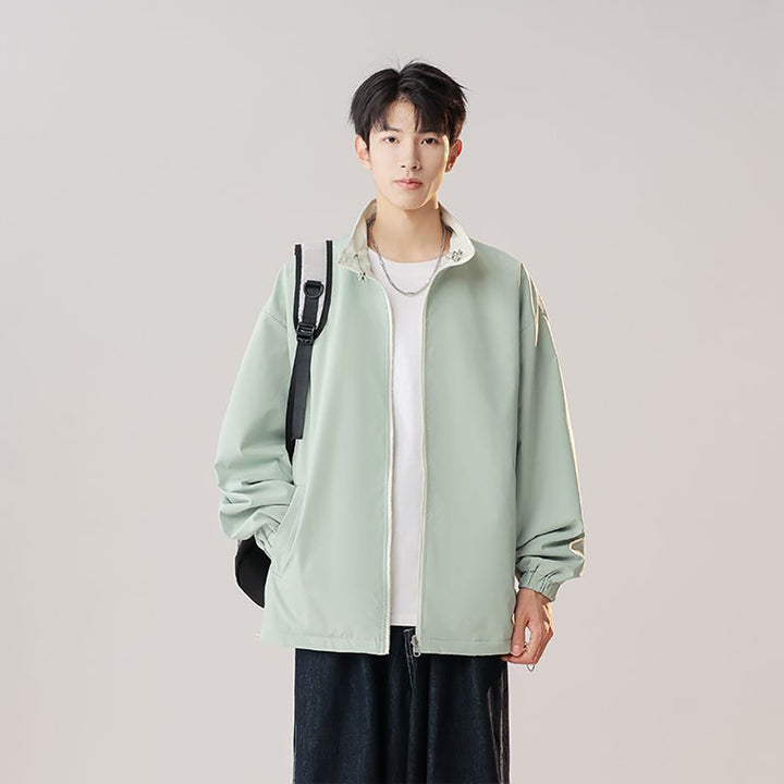 Men Lightweight Open Front Jacket