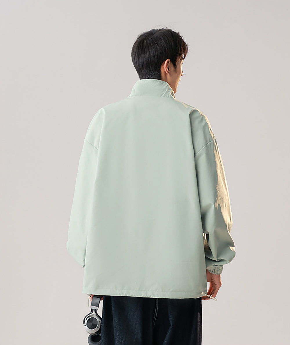 Men Lightweight Open Front Jacket