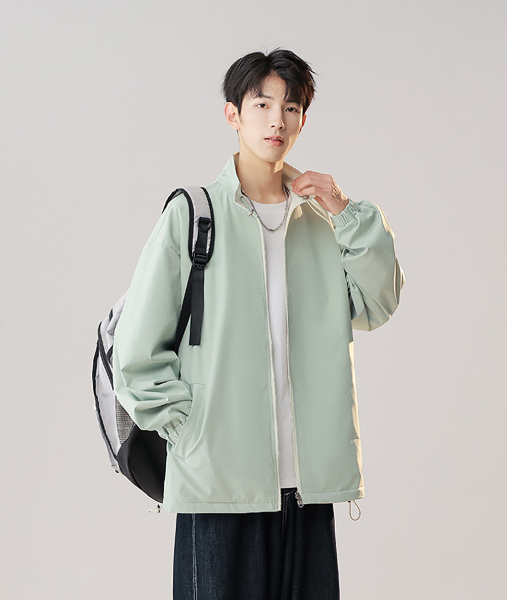 Men Lightweight Open Front Jacket