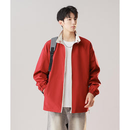 Men Lightweight Open Front Jacket