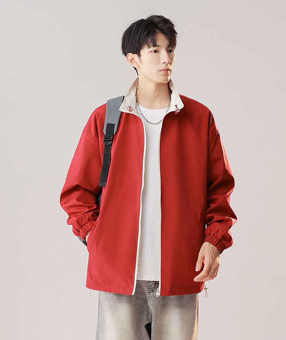 Men Lightweight Open Front Jacket
