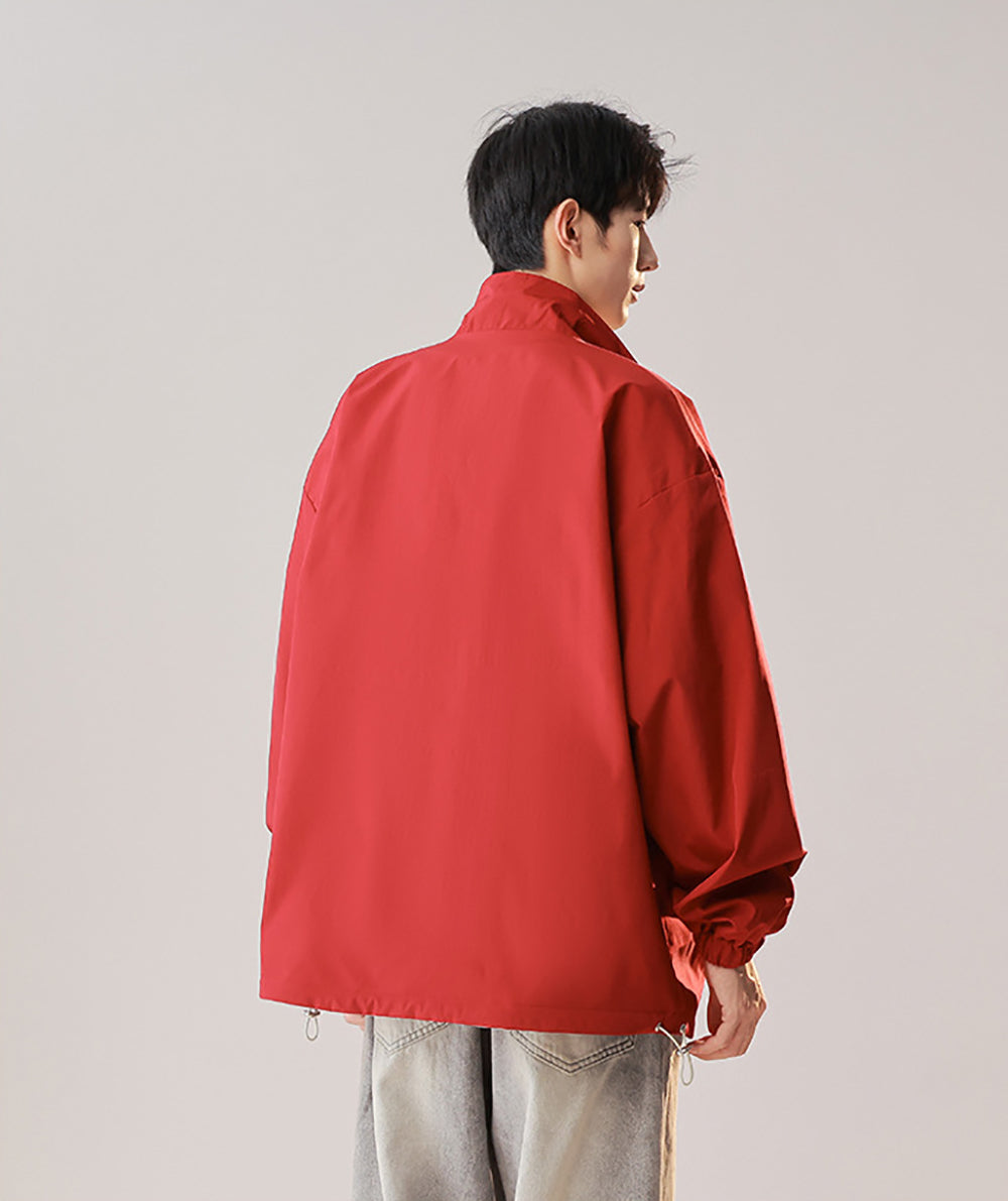 Men Lightweight Open Front Jacket
