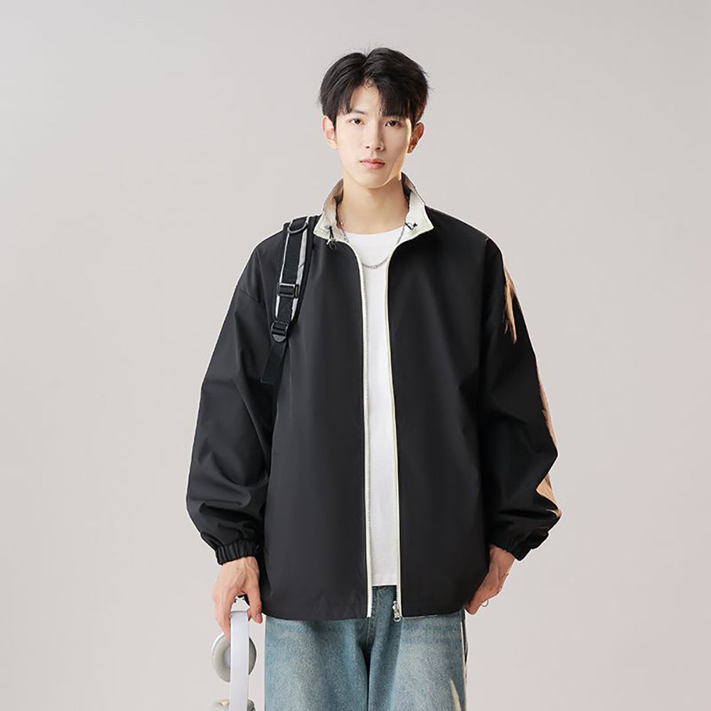 Men Lightweight Open Front Jacket
