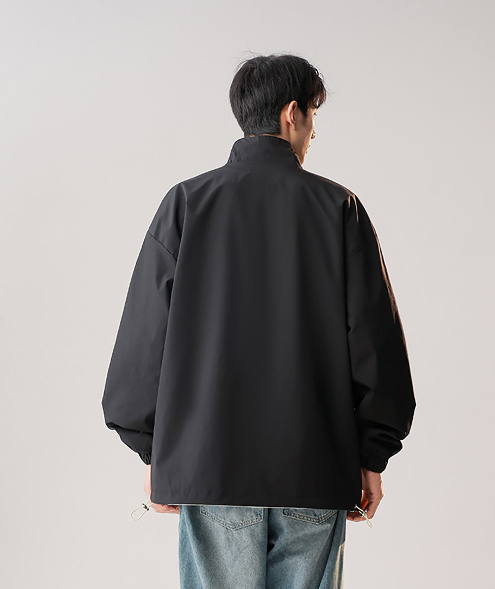 Men Lightweight Open Front Jacket