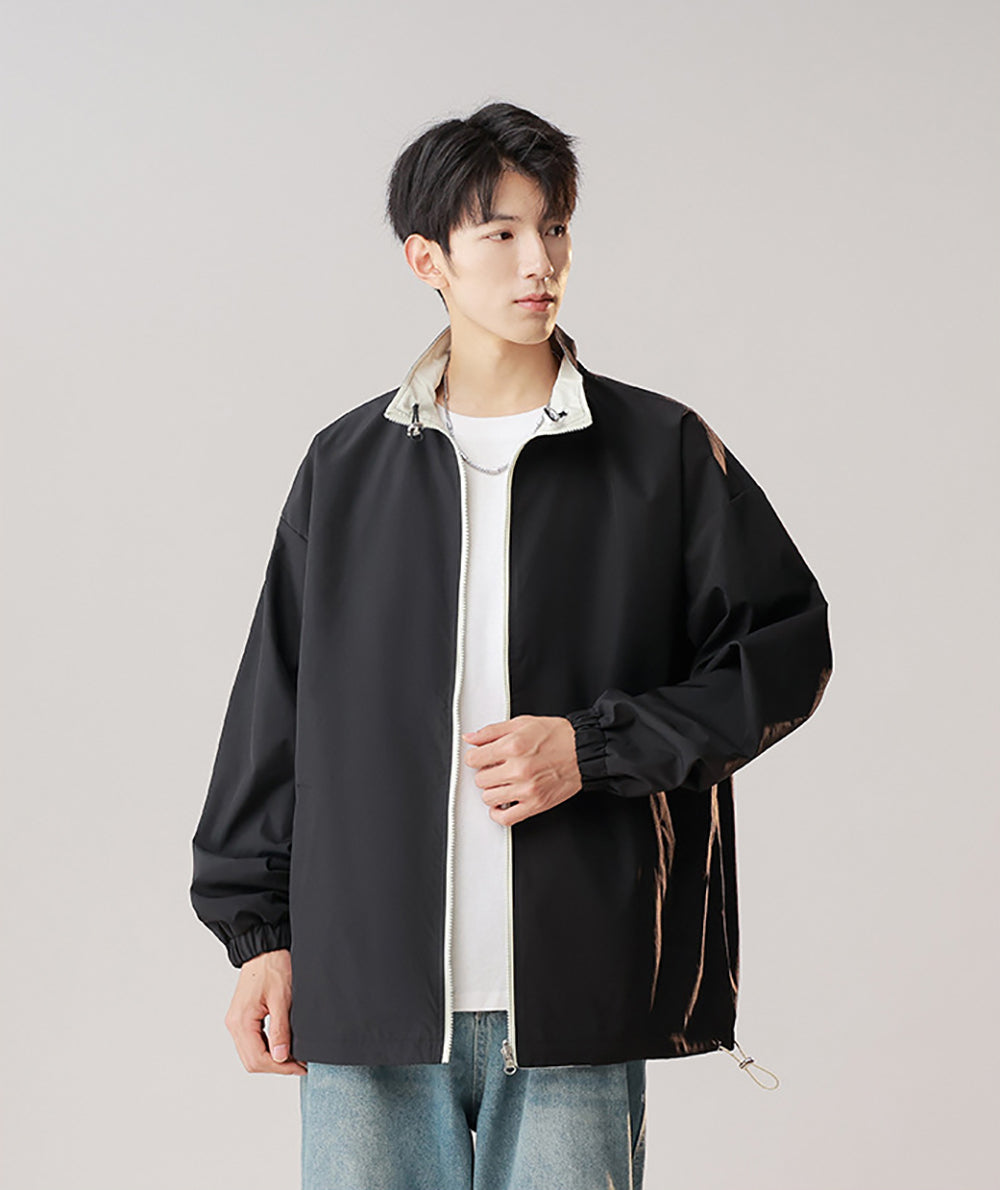Men Lightweight Open Front Jacket