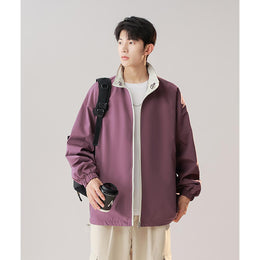 Men Lightweight Open Front Jacket