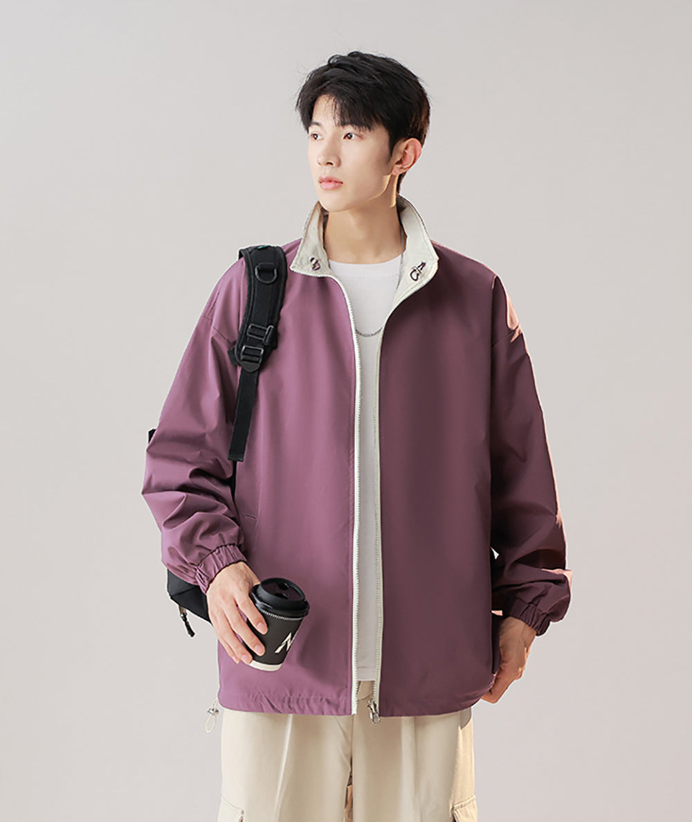 Men Lightweight Open Front Jacket