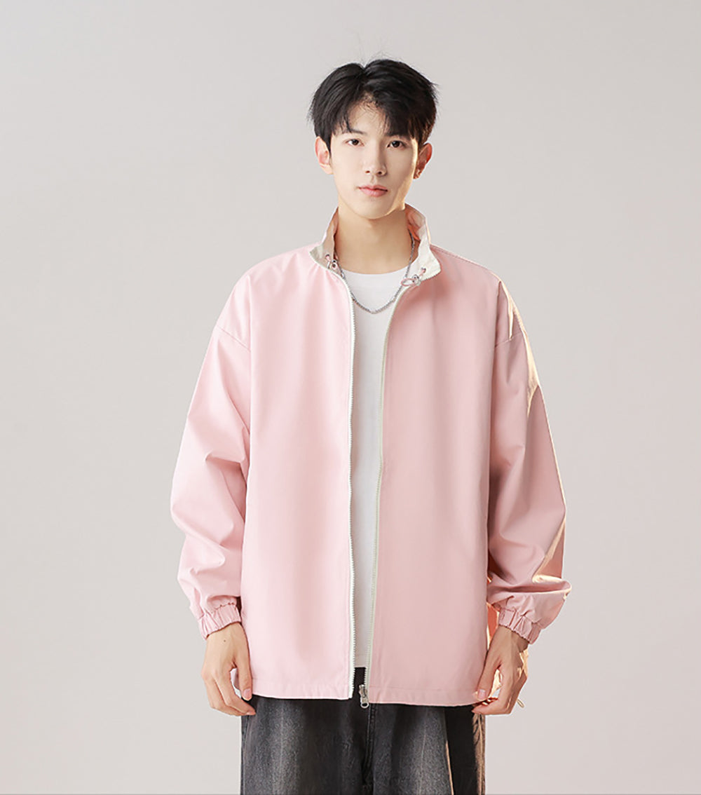 Men Lightweight Open Front Jacket