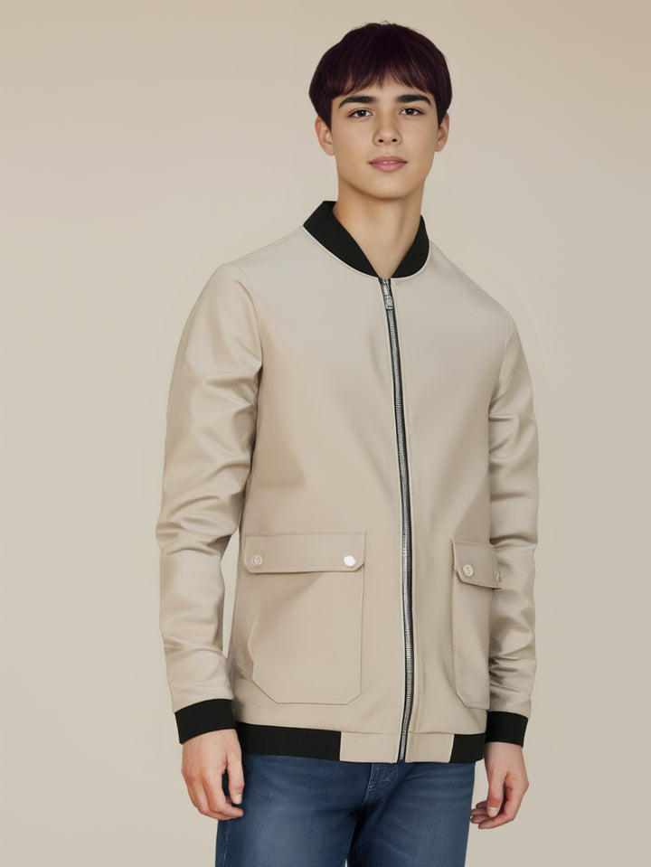 Men Lightweight Leather Jacket