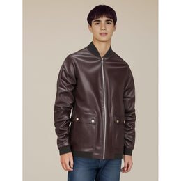 Men Lightweight Leather Jacket