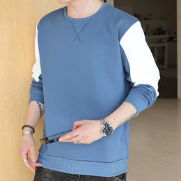 Men Colourblocked Winter Sweatshirt