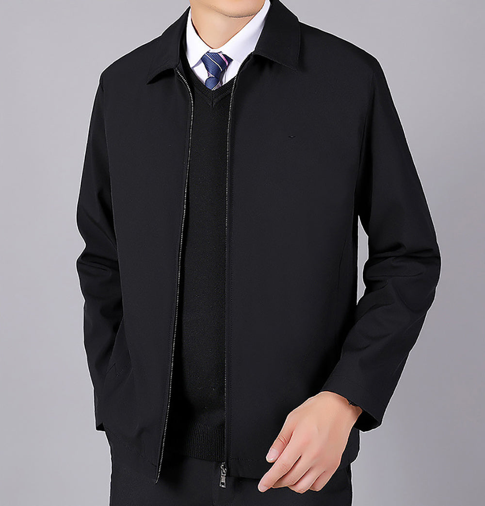 Men Spread Collar Tailored Jacket
