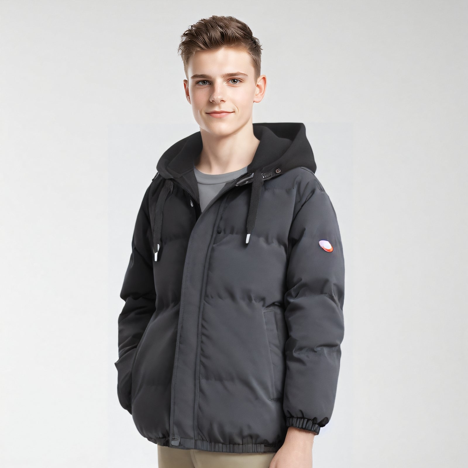 Men Hooded Padded Jacket