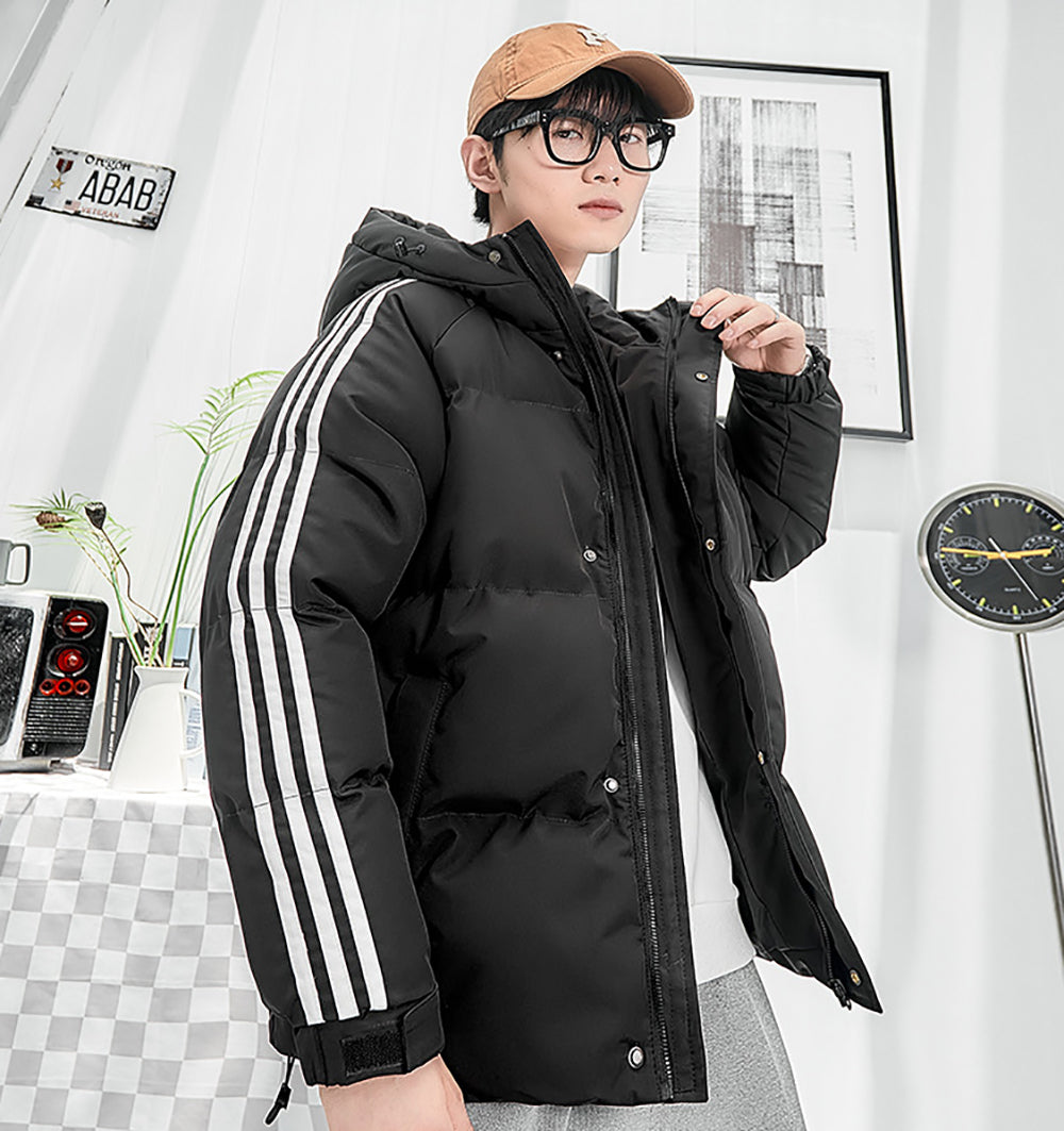 Women Mock Collar Puffer Jacket