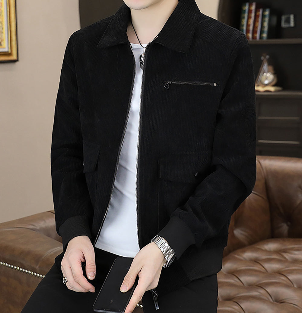 Men Spread Collar Tailored Jacket