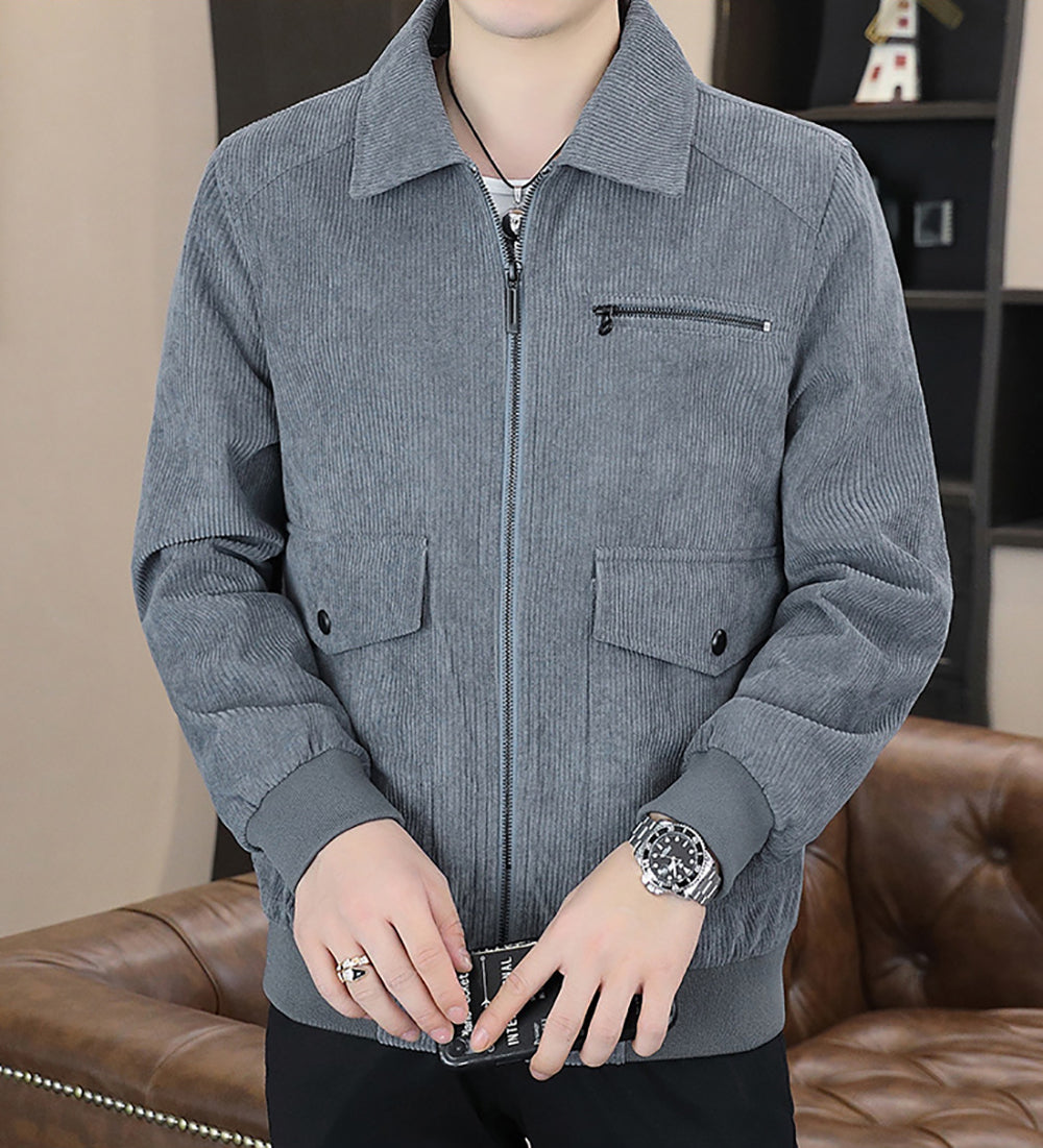 Men Striped Tailored Jacket
