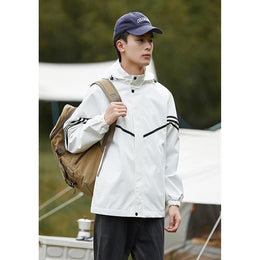 Men Lightweight Open Front Jacket