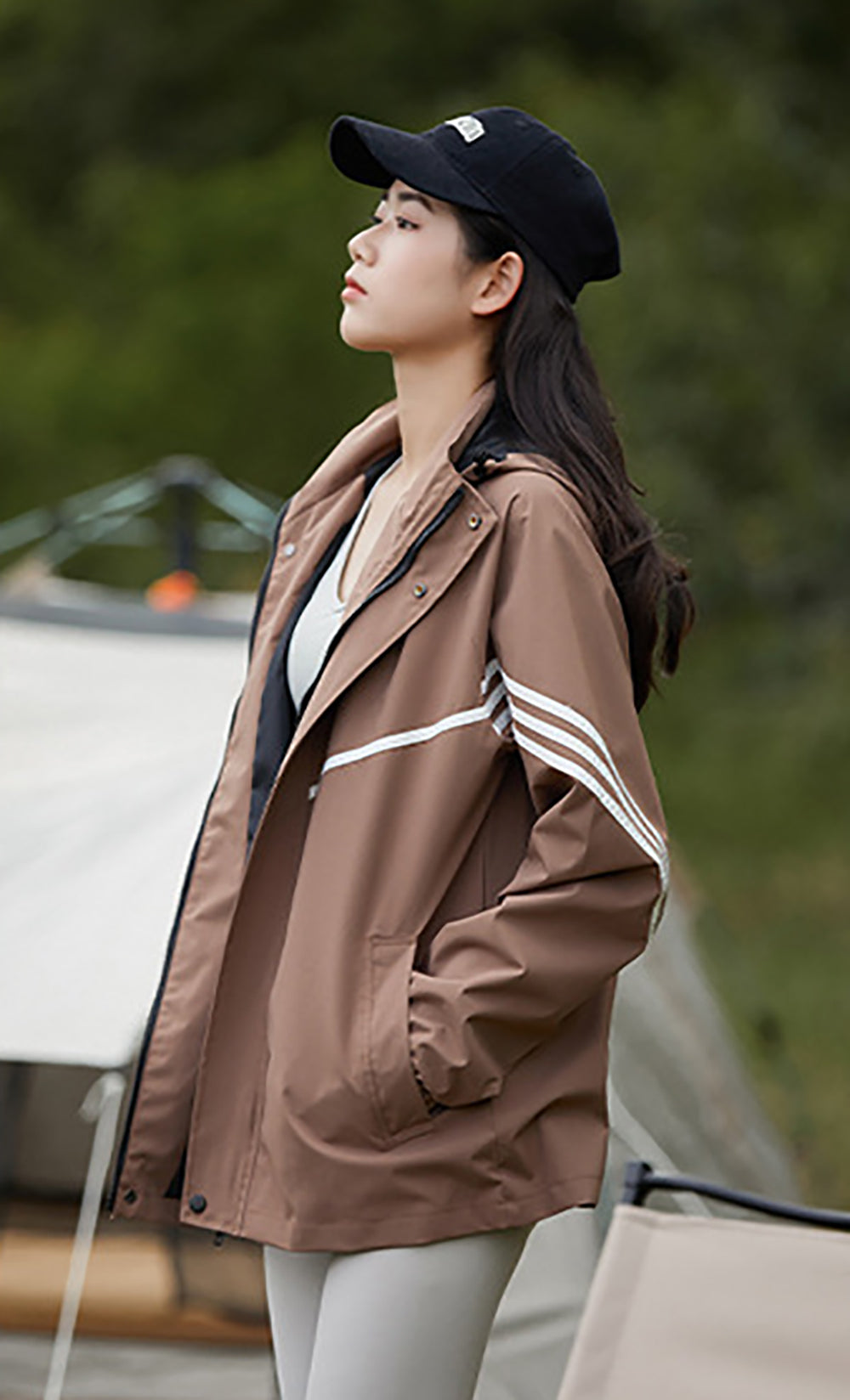 Men Lightweight Open Front Jacket