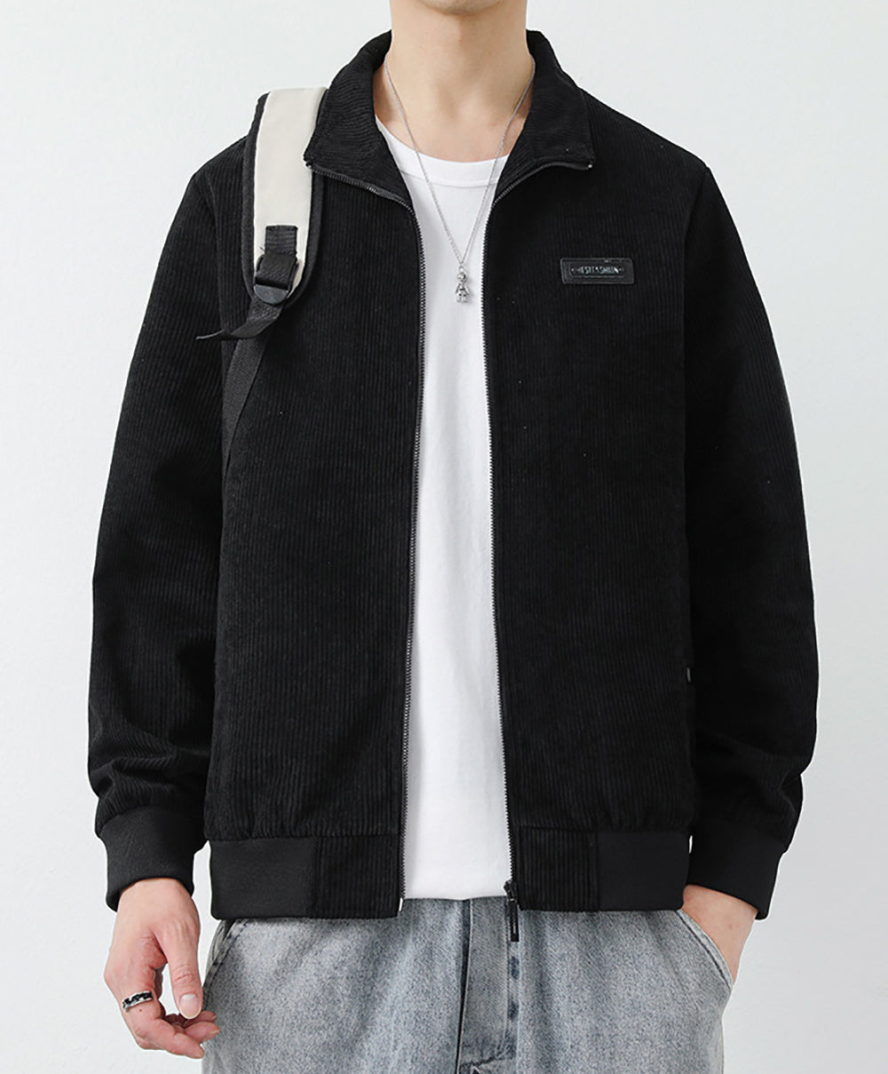 Men Lightweight Open Front Jacket