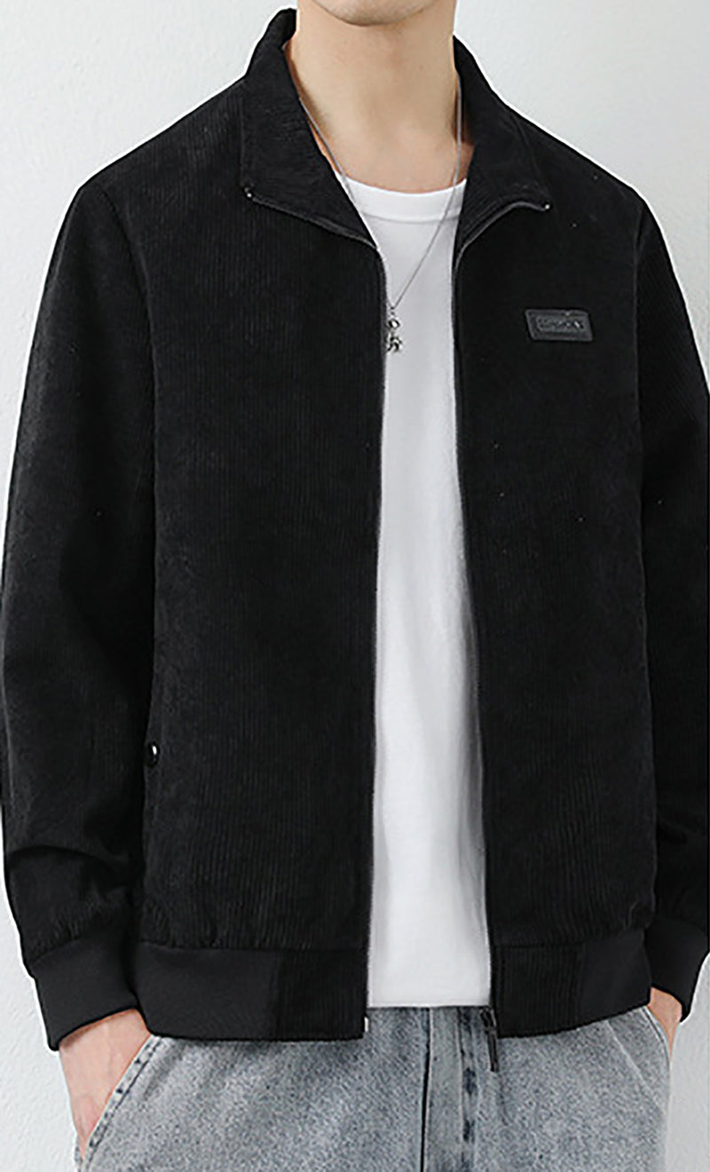 Men Lightweight Open Front Jacket