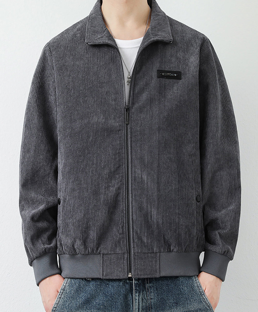 Men Lightweight Open Front Jacket